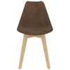 vidaXL Ensemble de salle &agrave; manger 3 pcs Marron