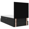 vidaXL Lit avec rangement et matelas Noir 100 x 200 cm Velours