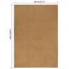 vidaXL Tapis 80x160 cm Jute Rectangulaire