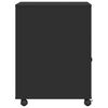 vidaXL Support d'imprimante avec roulettes noir 60x50x67 cm