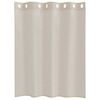 vidaXL Rideau en Voile 2 pcs Couleur sable 140 x 140 cm Polyester
