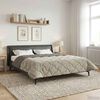 vidaXL Duvet complet toute l'ann&eacute;e Matelass&eacute; Gris clair 220 x 260 cm