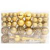 vidaXL Ensemble de boules de No&euml;l 111 pi&egrave;ces dor&eacute; polystyr&egrave;ne
