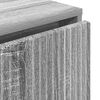 vidaXL Buffet Gris Sonoma 79,5 x 33 x 82 cm Bois d'ing&eacute;nierie