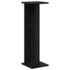 vidaXL Support de Plante Ch&ecirc;ne noir 25 x 25,5 x 80,5 cm