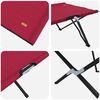 vidaXL Lit de camping pliant Rouge 206 x 76 x 74 cm Tissu Oxford