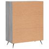 vidaXL Buffet sonoma gris 69,5x34x90 cm bois d'ing&eacute;nierie