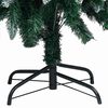 vidaXL Sapin de Noël artificiel Vert 180 cm PVC, Acier et Plastique