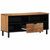 vidaXL Meuble TV Marron 100 x 33 x 46 cm Bois de mangue massif
