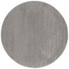 vidaXL Tapis de surface Rond HUARTE Gris &Oslash; 120 CM Polyester