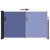 vidaXL Auvent lat&eacute;ral r&eacute;tractable bleu 120x600 cm
