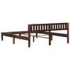 vidaXL Cadre de lit Bois de manguier massif 160 cm