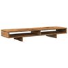vidaXL Support de moniteur vieux bois 100x27x15 cm bois d'ing&eacute;nierie