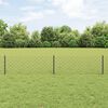 vidaXL Cl&ocirc;ture avec poteau Gris 0,4 x 10 m Acier et PVC
