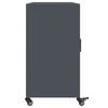 vidaXL Buffet anthracite 100,5x39x72 cm acier