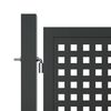 vidaXL Portail de jardin Anthracite 300x75 cm Acier