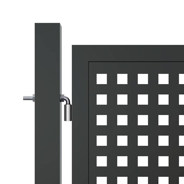 vidaXL Portail de jardin Anthracite 300x75 cm Acier
