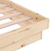vidaXL Cadre de lit sans matelas bois massif