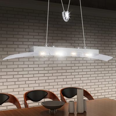 Lampe suspendue LED Acrylique 80 cm Blanc chaud 4 x 5 W