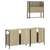 vidaXL Ensemble de meubles de salle de bain 3 pcs ch&ecirc;ne sonoma