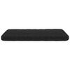 vidaXL Coussins de si&egrave;ge 4 pcs Noir 40 x 40 x 3 cm tissu