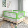 vidaXL Barri&egrave;re de s&eacute;curit&eacute; de lit d'enfant Vert 160x25 cm Tissu
