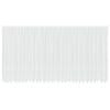 vidaXL Rideau en Dentelle Blanc 240x750cm Polyester