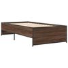 vidaXL Cadre de lit sans matelas ch&ecirc;ne marron 75x190 cm