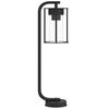 vidaXL Lampadaires d'ext&eacute;rieur 3 pcs noir 60 cm acier inoxydable