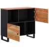 vidaXL Buffet avec 2 portes 80x33x75 cm bois massif d'acacia