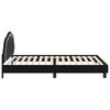 vidaXL Cadre de lit pour enfants avec t&ecirc;te de lit Noir 90 x 190 cm