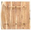 vidaXL Dessus de table Bois d'acacia massif 58x(50-60)x3,8 cm