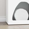 vidaXL Buffet Blanc 40 x 35 x 100.5 cm Bois d'ing&eacute;nierie