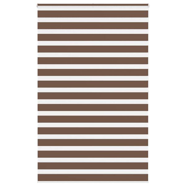 vidaXL Store z&egrave;bre marron 145x200cm largeur du tissu 140,9cm polyester