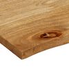 vidaXL Dessus de table &agrave; bord vivant 60x60x2,5 cm bois massif manguier