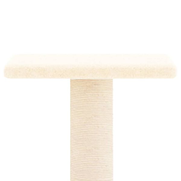 vidaXL Arbre &agrave; chat avec griffoirs en sisal cr&egrave;me 73 cm