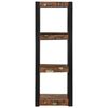 vidaXL &Eacute;tag&egrave;re murale multicolore 35x35x100cm bois massif r&eacute;cup&eacute;ration