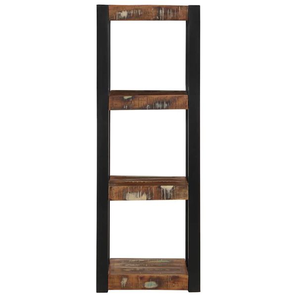 vidaXL &Eacute;tag&egrave;re murale multicolore 35x35x100cm bois massif r&eacute;cup&eacute;ration