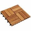 vidaXL Carreau de terrasse 20 pcs Marron 30 x 30 cm Bois d'acacia