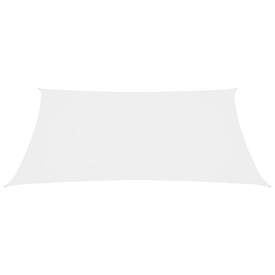 vidaXL Voile de parasol Tissu Oxford rectangulaire 3x4,5 m Blanc
