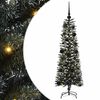 vidaXL Sapin de Noël artificiel Vert 120 cm PVC, plastique et acier