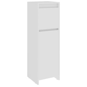 vidaXL Armoire de salle de bain Blanc 30x30x95 cm Bois d'ing&eacute;nierie