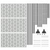 vidaXL &Eacute;cran de confidentialit&eacute; Gris 100 x 50 x 180 cm Acier