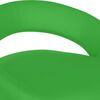vidaXL Chaise de bureau pivotante Vert Similicuir