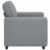 vidaXL Fauteuil gris clair 100x77x82 cm tissu