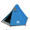 vidaXL Tente de camping &agrave; d&ocirc;me 2 personnes bleu imperm&eacute;able