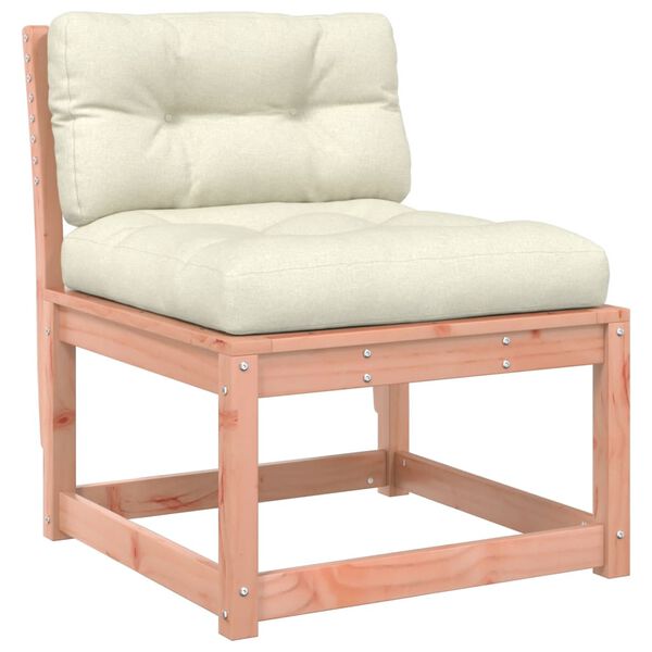 vidaXL Salon de jardin 6 pcs avec coussins bois massif douglas