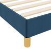 vidaXL Lit &agrave; ressorts avec matelas Bleu 120 x 190 cm tissu