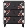 vidaXL Table de chevet avec tiroir Multicolore 50 x 33 x 60 cm