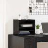 vidaXL Organiseur de bureau Ch&ecirc;ne noir 36 x 26 x 29,5 cm
